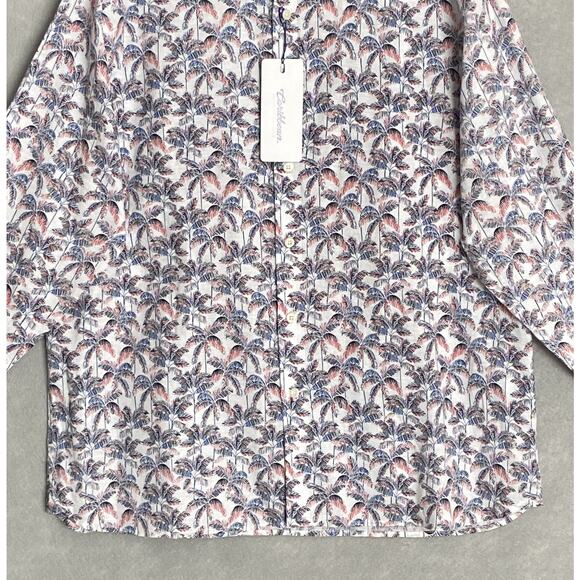 Caribbean Roundtree & Yorke Men's XL Button-Up Casual Shirt Tropical Print NEW - Picture 4 of 12